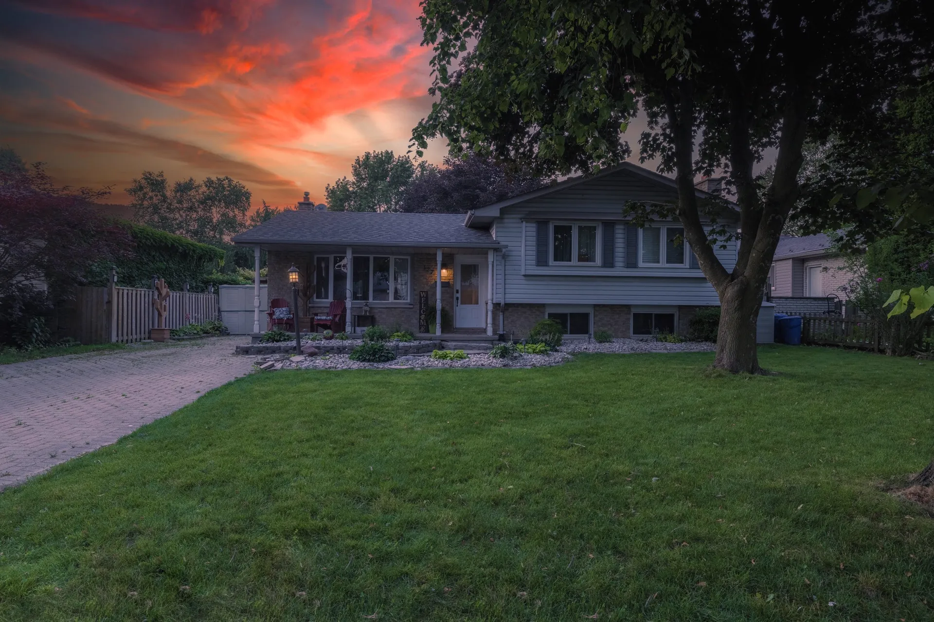Virtual twilight real estate photography Oxford County Ontario